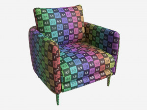 Chair Ercol Aosta 3D Модель
