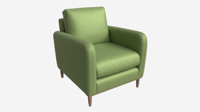 Chair Ercol Loreta 3D Model .c4d .max .obj .3ds .fbx .stl .blend 