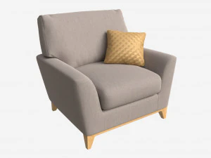 Silla Ercol Novara Modelo 3D