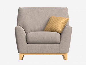 Chair Ercol Novara 3D Модель