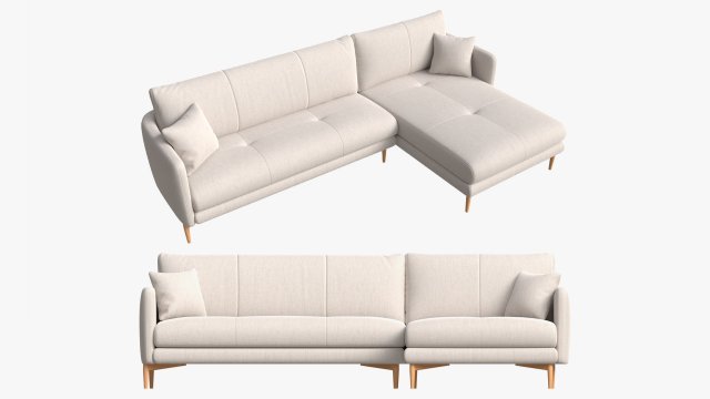Chaise Medium Ercol Aosta Modello 3D .c4d .max .obj .3ds .fbx .stl .blend 