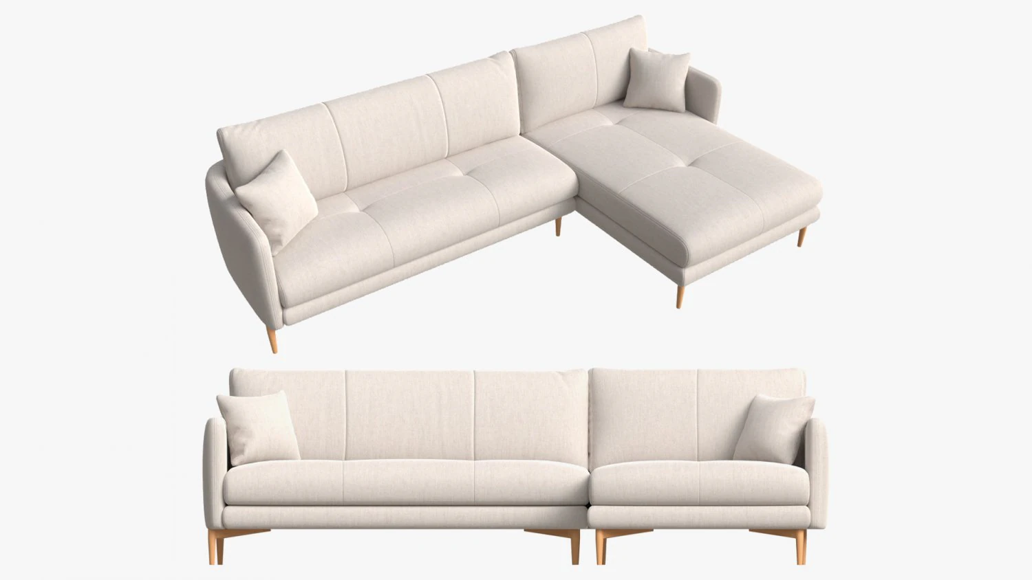 Chaise Medium Ercol Aosta 3D Model .c4d .max .obj .3ds .fbx .stl .blend