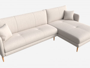 Chaise Medium Ercol Aosta Modello 3D