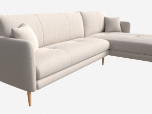 Chaise Medium Ercol Aosta Modello 3D