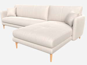 Chaise Medium Ercol Aosta Modello 3D