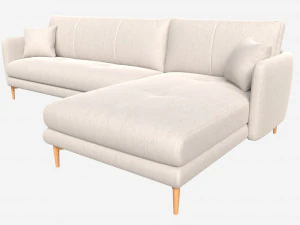 Chaise Medium Ercol Aosta 3D Model