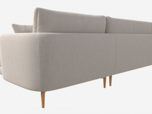 Chaise Medium Ercol Aosta Modello 3D