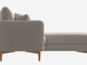 Chaise Medium Ercol Aosta Modello 3D