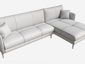 Chaise Medium Ercol Aosta Modello 3D