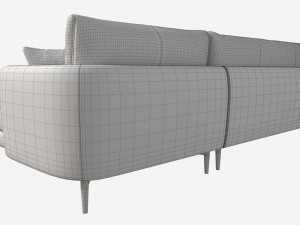 Chaise Medium Ercol Aosta Modello 3D