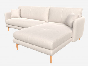 Chaise Small Ercol Aosta 3D 모델