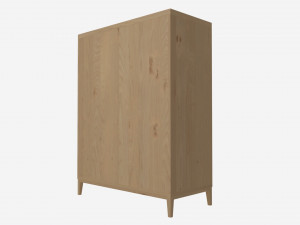 Chest Tall 8-drawer Ercol Salina Modello 3D