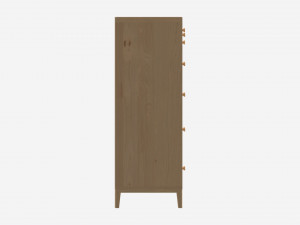 Chest Tall 8-drawer Ercol Salina Modello 3D