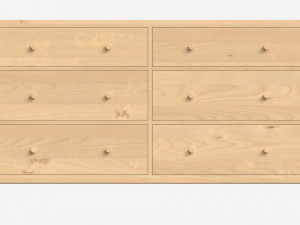 Chest Wide 6-drawer Ercol Salina 3Dモデル