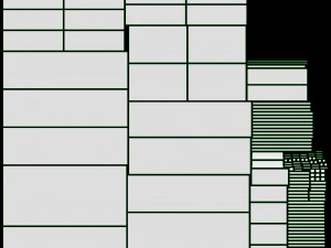 Com&ograve; Wide 6 cassetti Ercol Salina Modello 3D
