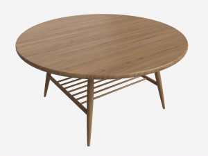 Coffee Table Ercol Shalstone John Lewis 3D मॉडल