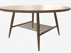Coffee Table Ercol Shalstone John Lewis 3D Model