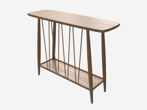 Console Table Ercol Shalstone John Lewis 3D Model
