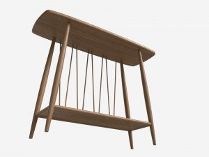 Console Table Ercol Shalstone John Lewis 3D Model