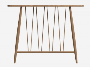Console Table Ercol Shalstone John Lewis 3D Model
