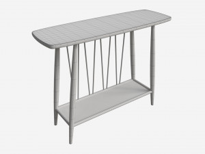 Console Table Ercol Shalstone John Lewis 3D Model