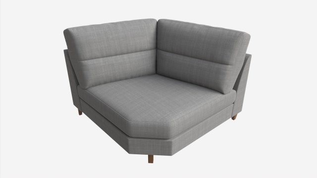Curved Corner Unit Ercol Trieste Modelo 3D .c4d .max .obj .3ds .fbx .stl .blend 