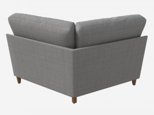 Curved Corner Unit Ercol Trieste Modelo 3D