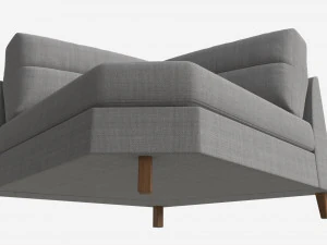 Curved Corner Unit Ercol Trieste 3D Model