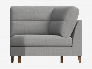 Curved Corner Unit Ercol Trieste 3D Model