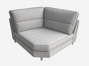 Curved Corner Unit Ercol Trieste Modelo 3D