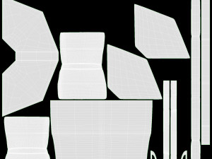 Curved Corner Unit Ercol Trieste Modelo 3D