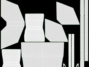 Curved Corner Unit Ercol Trieste 3D Model