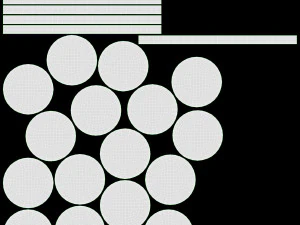 Set di elefanti decorativi in ​​ceramica Modello 3D