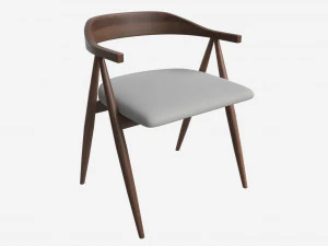 Sill&oacute;n Comedor Ercol Lugo Modelo 3D