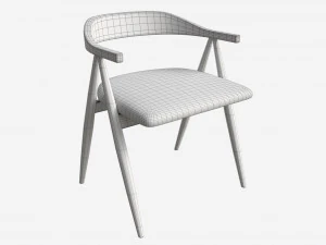 Dining Armchair Ercol Lugo 3D Model
