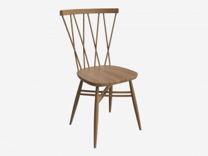 Dining Chair Ercol Shalstone John Lewis 3D Model