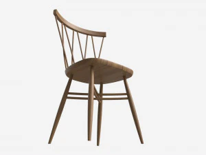 Dining Chair Ercol Shalstone John Lewis 3D Model