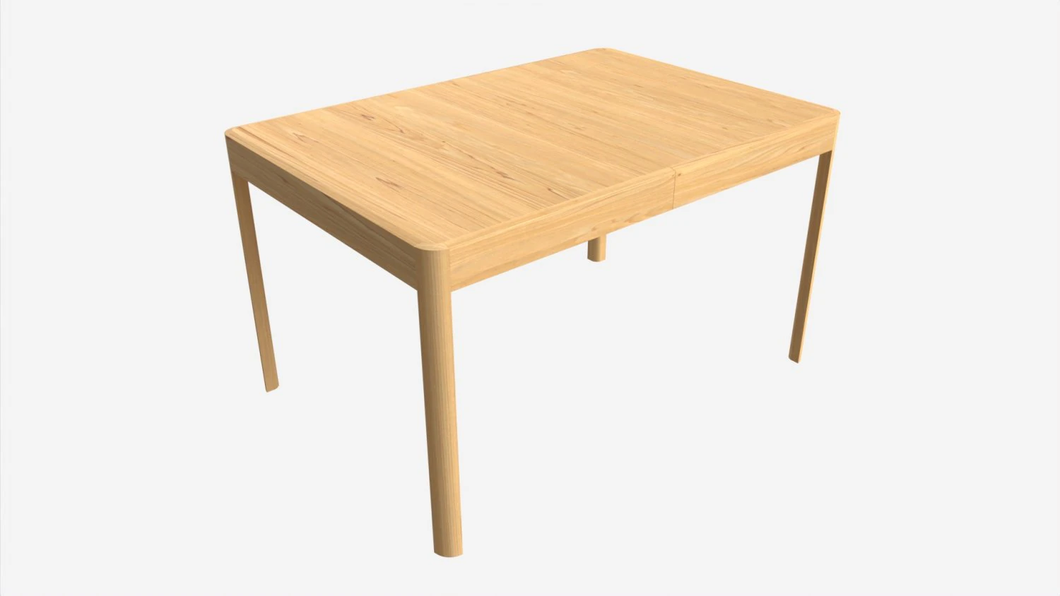 Dining Table Compact Ercol Mia 3D Model .c4d .max .obj .3ds .fbx .stl .blend 