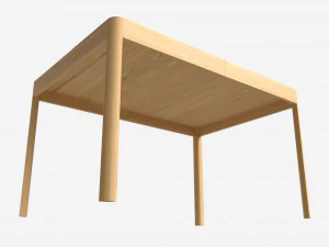 Dining Table Compact Ercol Mia 3D Model