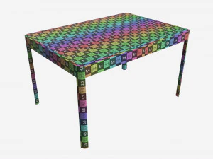 Dining Table Compact Ercol Mia 3D Model