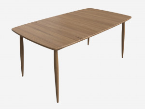 Dining Table Extending Ercol Shalstone John Lewis 3D Model
