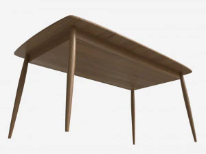 Dining Table Extending Ercol Shalstone John Lewis 3D Model