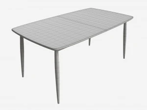 Dining Table Extending Ercol Shalstone John Lewis 3D Model