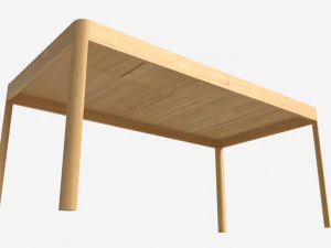 Dining Table Medium Ercol Mia 3D Model