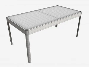 Dining Table Medium Ercol Mia 3D Model