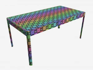 Dining Table Medium Ercol Mia 3D Model