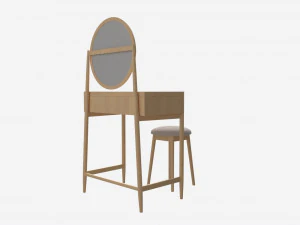 Dressing Table with stool Ercol Salina 3D Model
