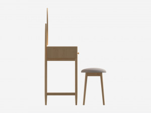 Dressing Table with stool Ercol Salina Modello 3D
