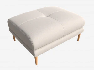 Footstool Ercol Aosta 3D Model