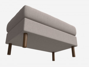Footstool Ercol Avanti Modelo 3D
